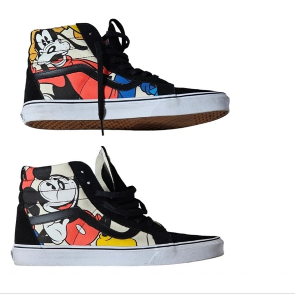 Vans X Disney Unisex Mickey & Friends Sk8-Hi Reissue Sneakers, Sz 5.5(M) 7(W) - Picture 3 of 11